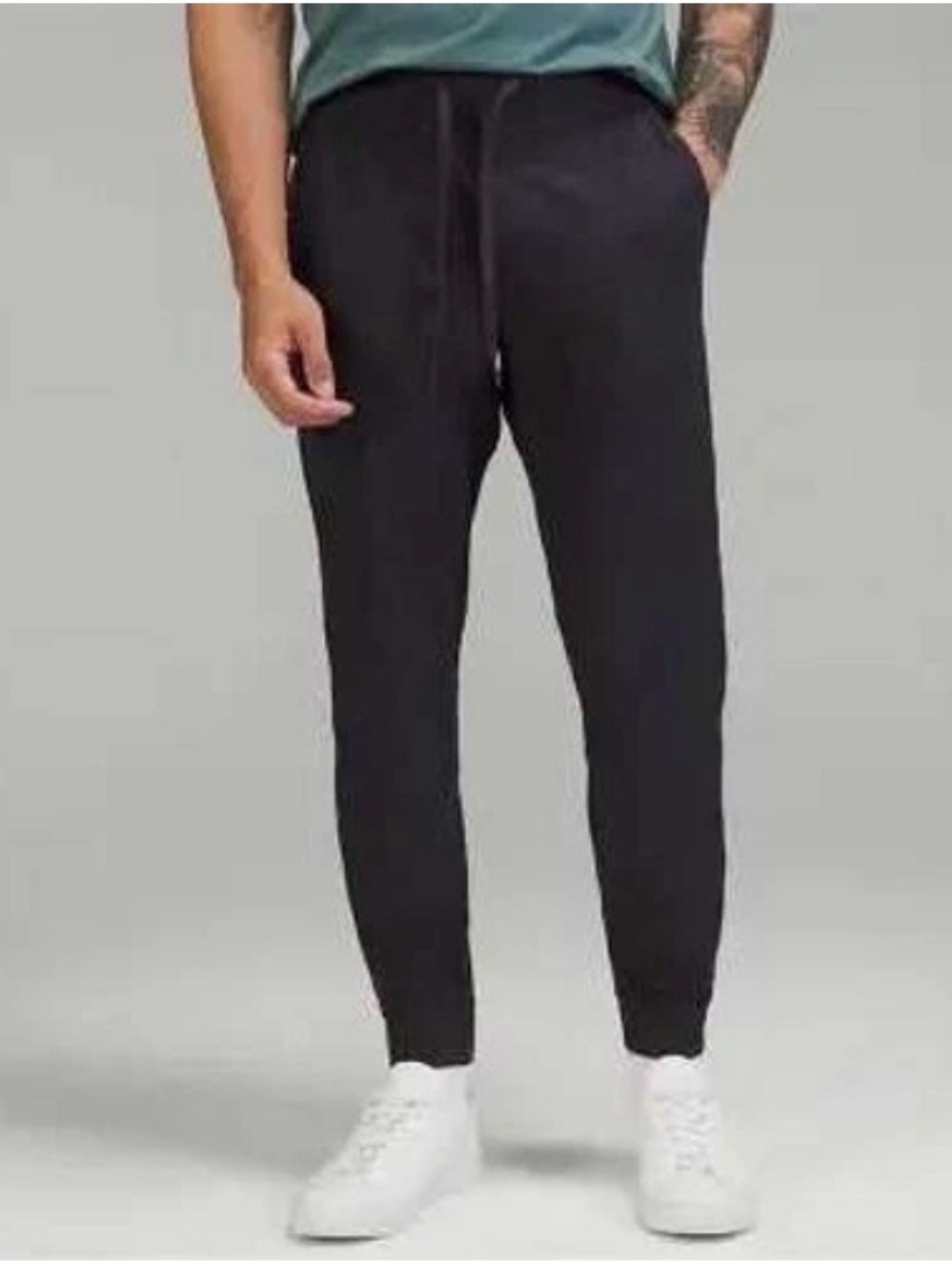 Lululemon ABC Jogger Pants Black Warpstreme Performance Mens Size Medium LM5574S